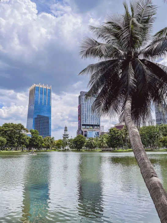 Lumphini Park Bangkok Warane Und Natur Inmitten Der Stadt