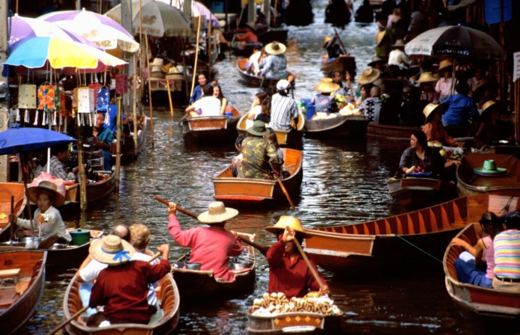 Damnoen Saduak Floating Market - Schwimmende Märkte In Bangkok