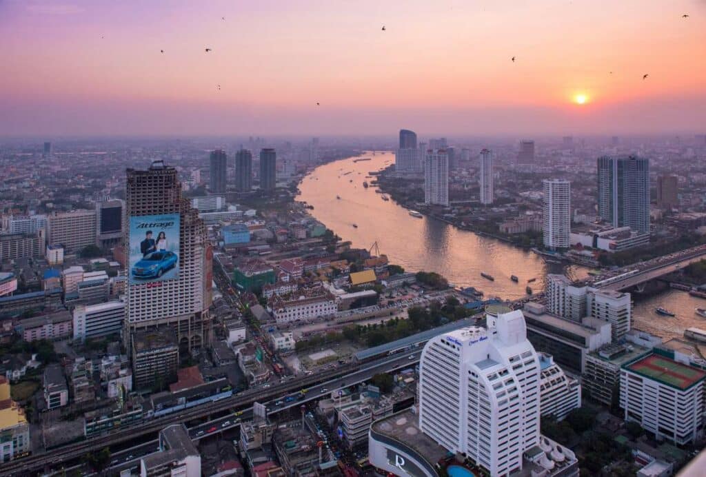 Lebua Sky Bar Bangkok View