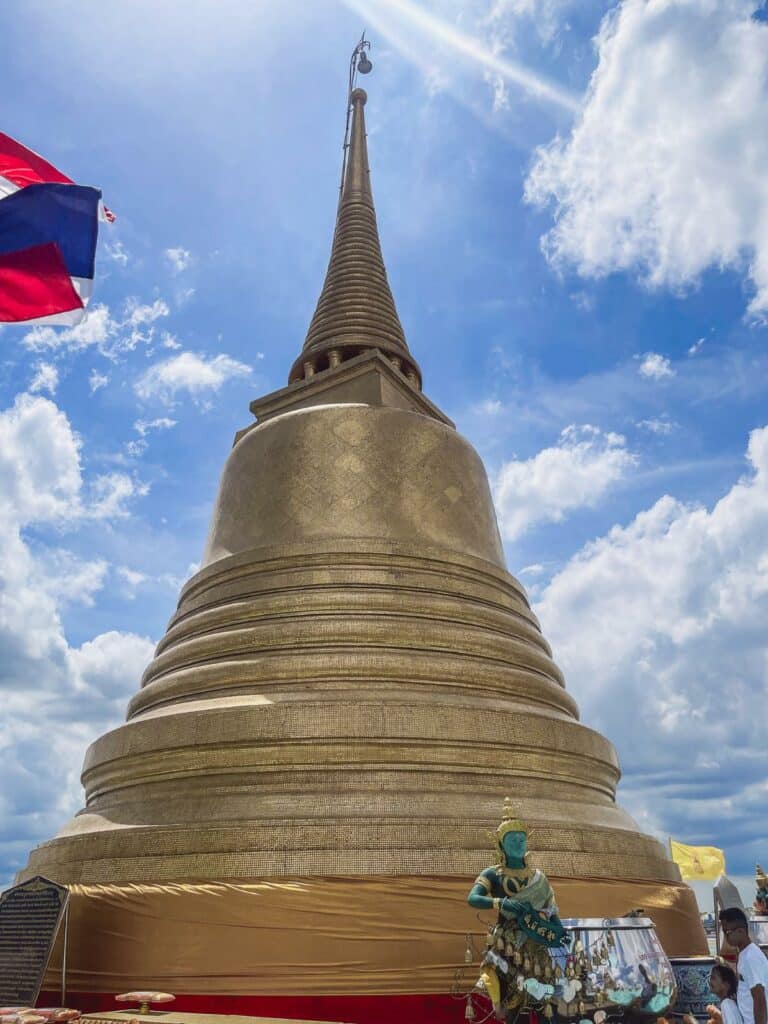 Wat Saket Bangkok - Golden Mount - Aussicht