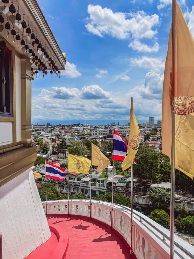 Wat Saket Bangkok - Golden Mount - Aussicht