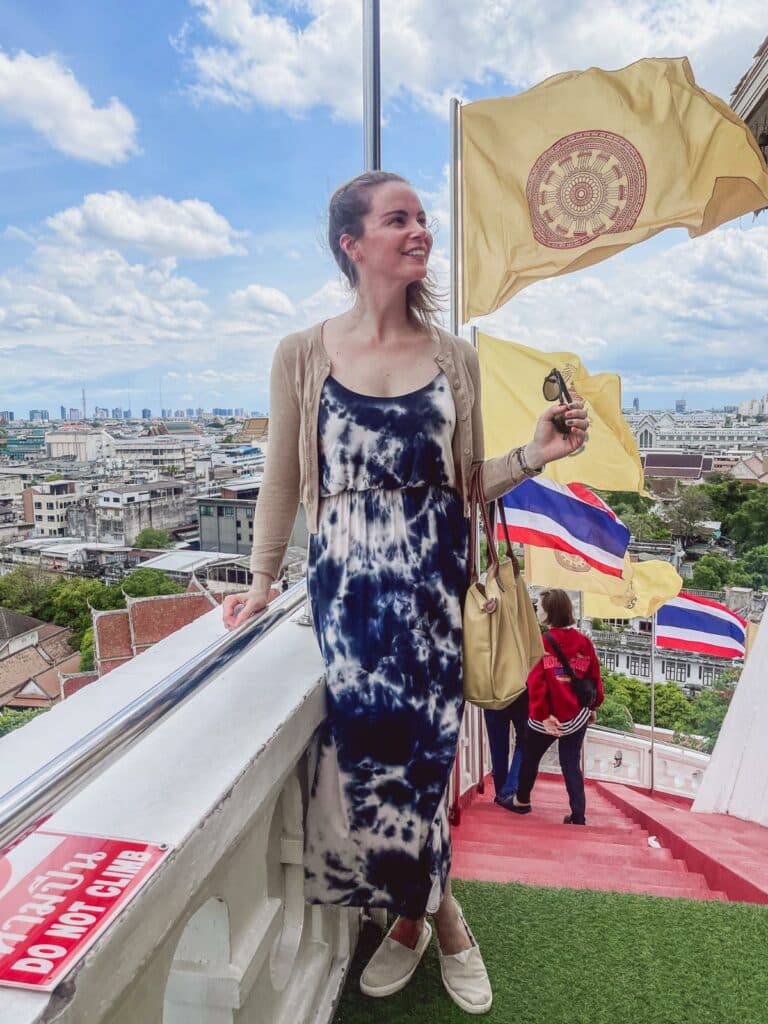 Wat Saket Bangkok - Golden Mount - Aussicht