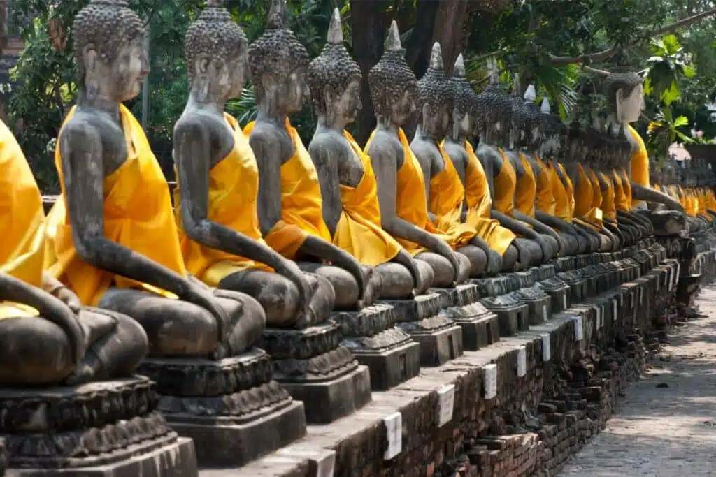 Sukhothai Nach Ayutthaya Thailand