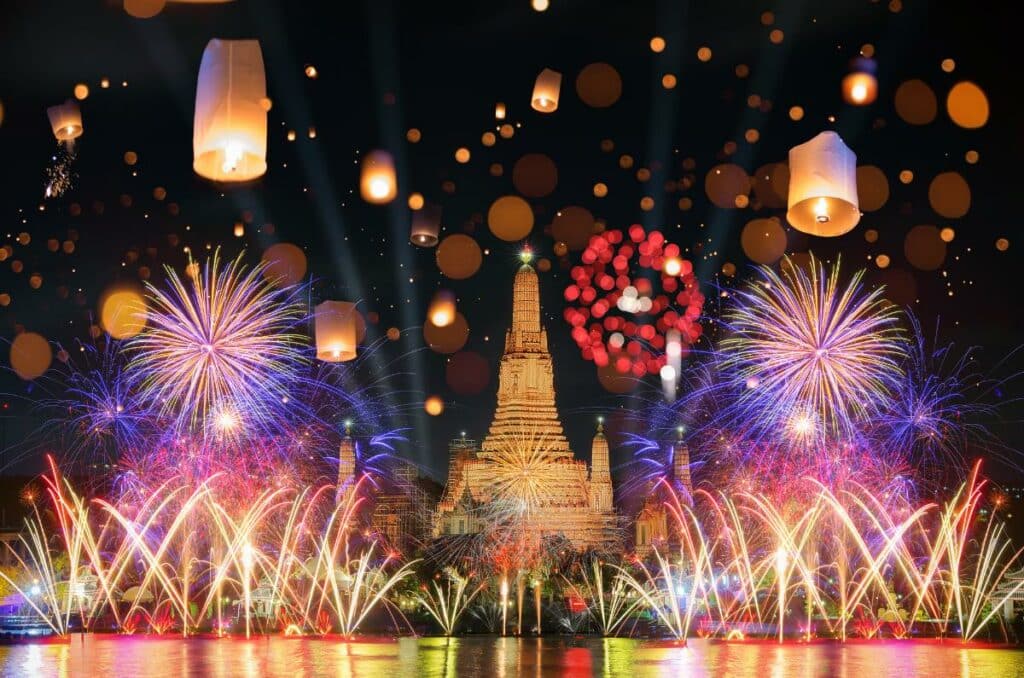 Bangkok Events - Feuerwerk 