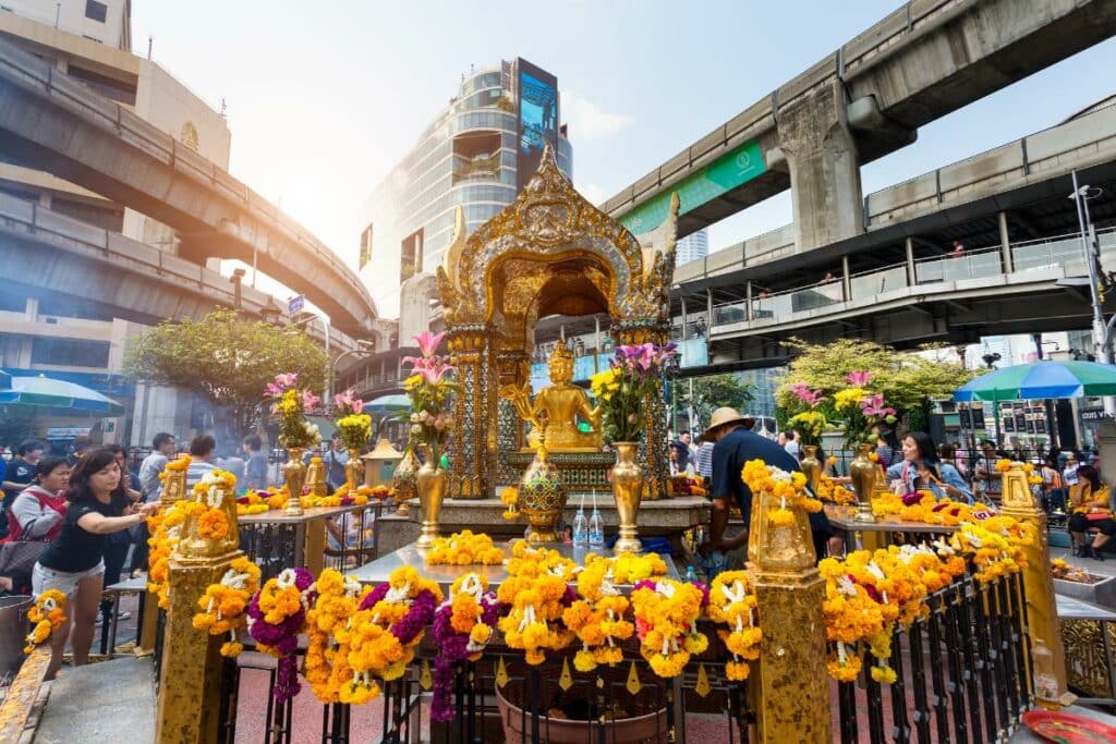 Erawan Schrein – Dem Hinduistischen Gott Brahma Gewidmet