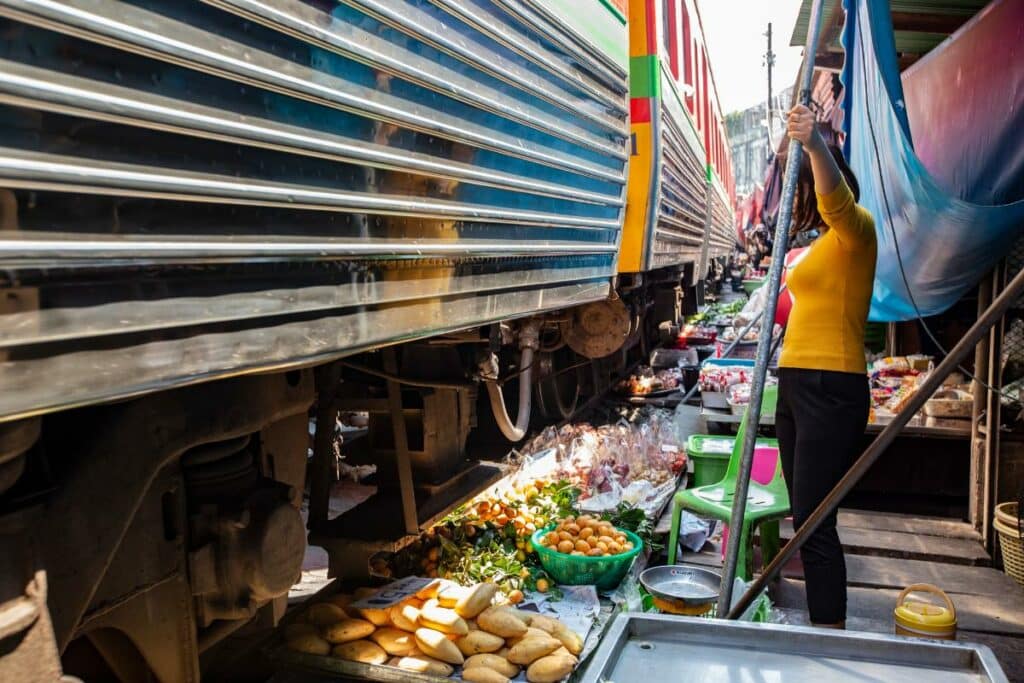 Maeklong Market Thailand