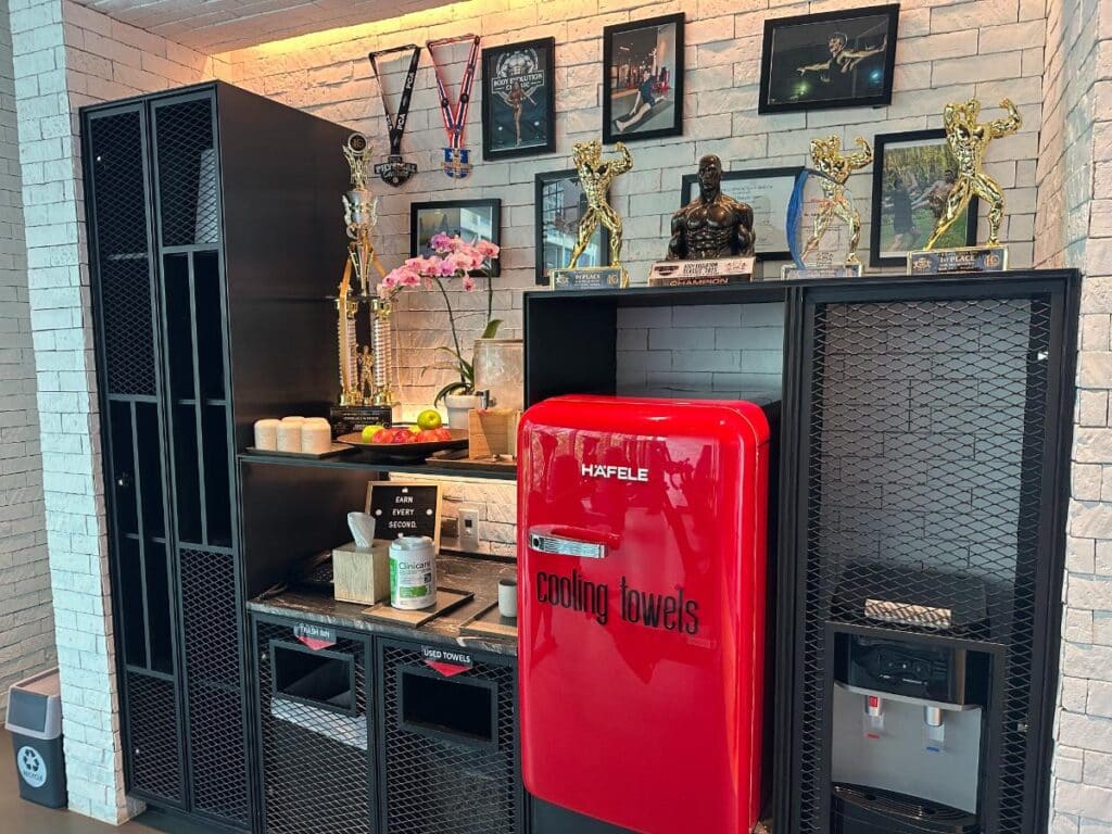 Erfrischungsstation Im Gym